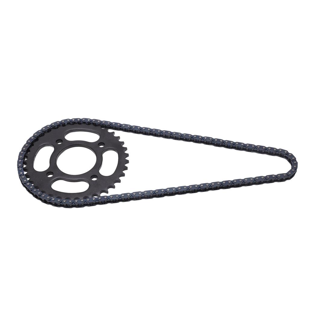 136 Links Chain 428 37T Motorcycle Drive Chain with Sprocket for 43cc 49cc Minimoto Moped Scooters 2 Stroke Pocket Bike
