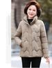 Women’s Short Hooded Windproof Thicken Warm Winter Jacket Gift for Mom