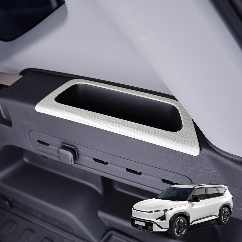 For Kia EV5 2024 2025 Car Tuning Carbon Fiber Third Row Water Cup Cover Trim Car Interior Accessories LHDGood product