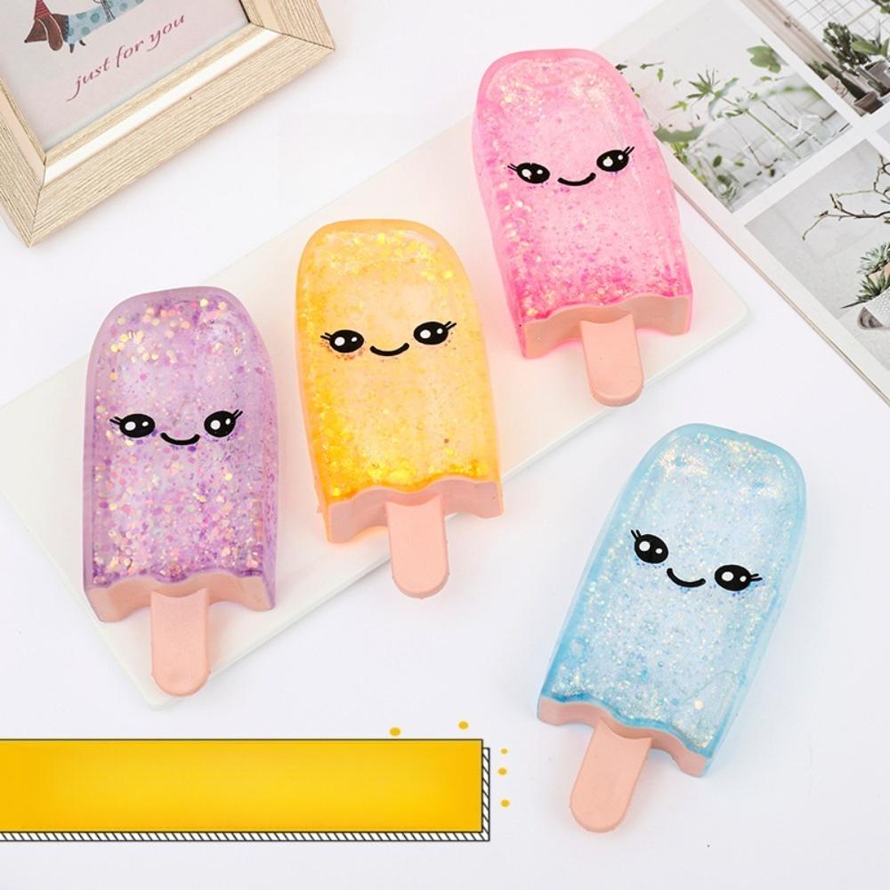 Bai Fen Bai Toys Glitter Maltose Popsicle Squeeze Toy Slow Rebound Simulation Fidget Stress Relief Decor