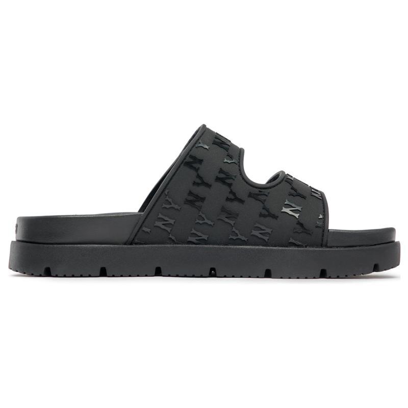 MLB Slipper Slide Slippers Unisex Black Sneakers 3ALPCBT33-50BKS