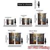 2pcs, 2D FLAT PRINTING Curtains (Without Rod) Majestic Stag Modern Pattern Curtains Yarn Curtains Gifts Ldeal for Bedroom &