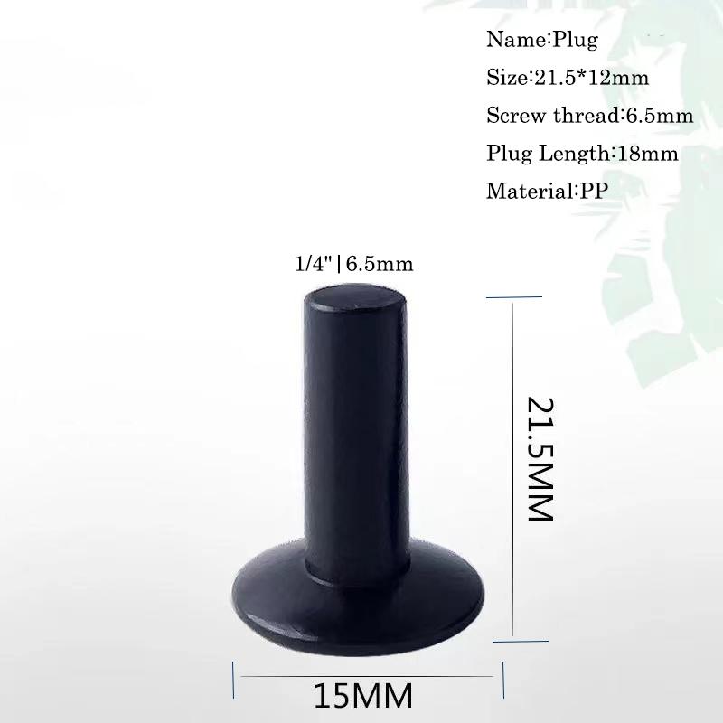 5pcs Misting Nozzles 1/4 Inch Quick Connector Sprayer Holders 5m Tube 5pcs End Plug Misting Sprayers For Mist Cooling System