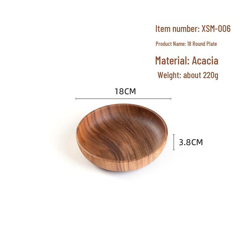 

Abay Acacia Wood Round Serving Tray