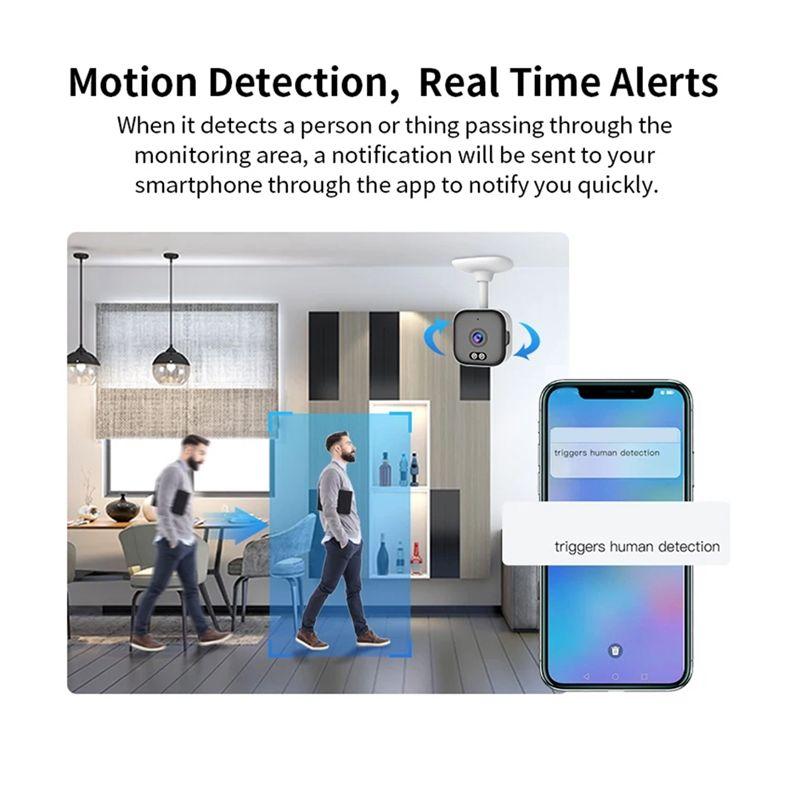 ABUO-3MP Security Camera Dual Band 2.4G 5G WIFI IP Camera AI Humanoid Detection Home Security CCTV Baby Monitor