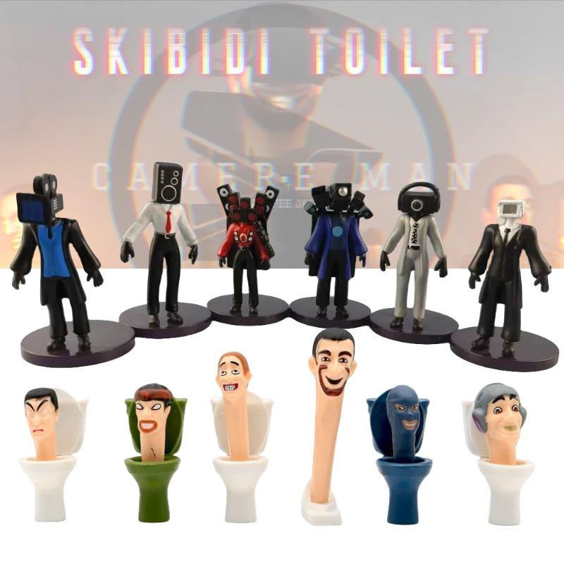 Skibidi Toilet Toy Figures Premium Material 12 Distinct Characters Lifelike And Perfect For Collecting Characters)