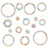 Colorful Sun Catcher Round Rainbow Static Glass Sticker for Windows to Prevent Bird Collisions