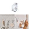 Adhesive Hooks Wall No Drill Installation Abs Hook Bathroom Kitchen Decor Home
