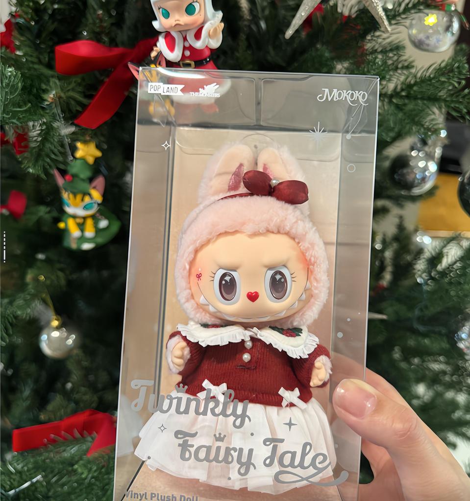 POP MART LABUBU Twinkle Fairy Tale Series – MOKOKO Christmas Vinyl Plush Figure – 18cm Designer Toy