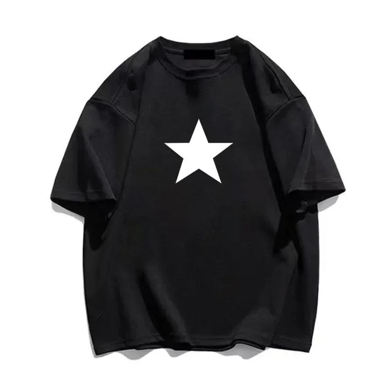 Korea Luxury Brand Cotton Printing Shirts 1977 Mens Womens Child Trend Streetwear Short Sleeve Fashion Crew Neck Shirt Boy Girl