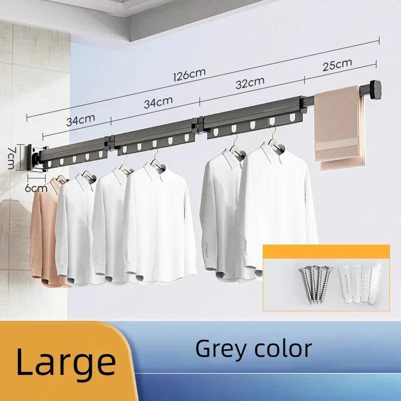 Retractable Clothes Drying Rack,Space-Saver,Collapsible Drying Racks for Laundry Room,Wall Mounted Clothes Hanger Rack