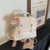 Schoolbag1011 Spring New Fashion Foreign Style Shoulder Bag Messenger Bag Simple High Value Personality Trendy Portable Backpack