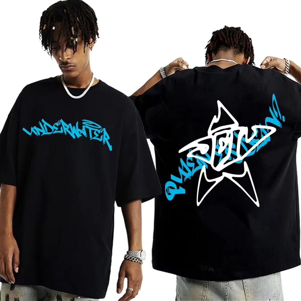 

Rapper Quien Es Dei V Underwater Graphic Men s Women Hip Hop Pop Music 100% Pure Cotton Printed T-shirt High Quality S