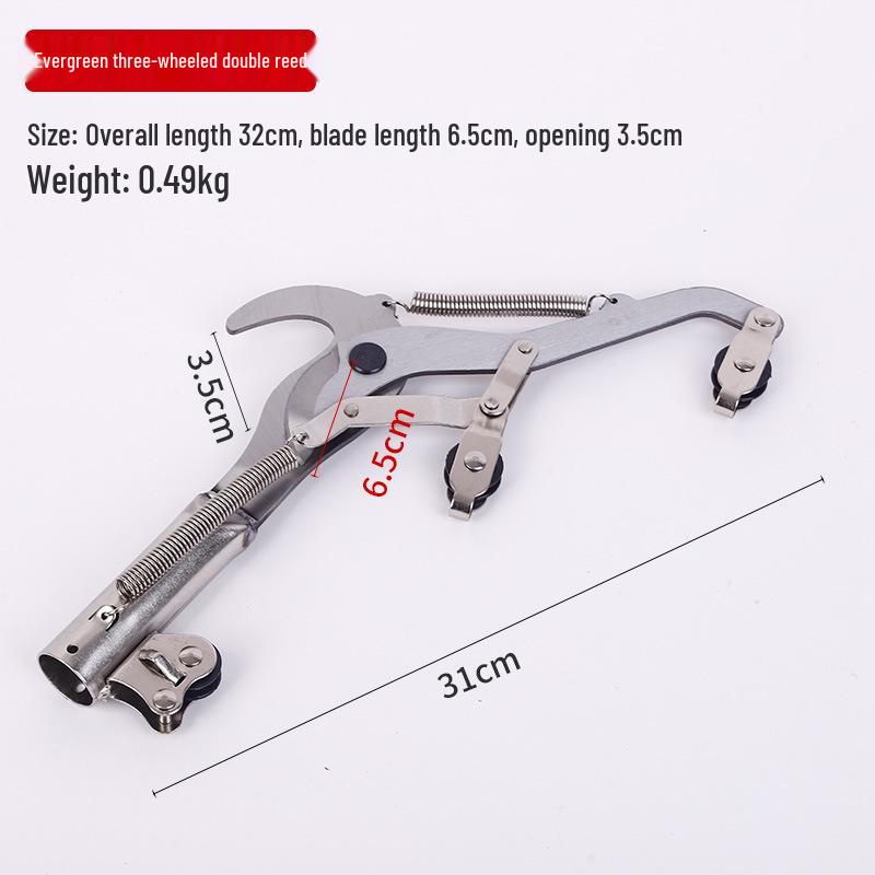 Telescopic High-Branch Pruner & Saw for Fruit Picking and Tree Pruning