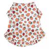 Breathable Dog Costumes Strawberry Print Puppy Cat Clothes Dog Cute Vest Top  For Dogs Puppy Cats
