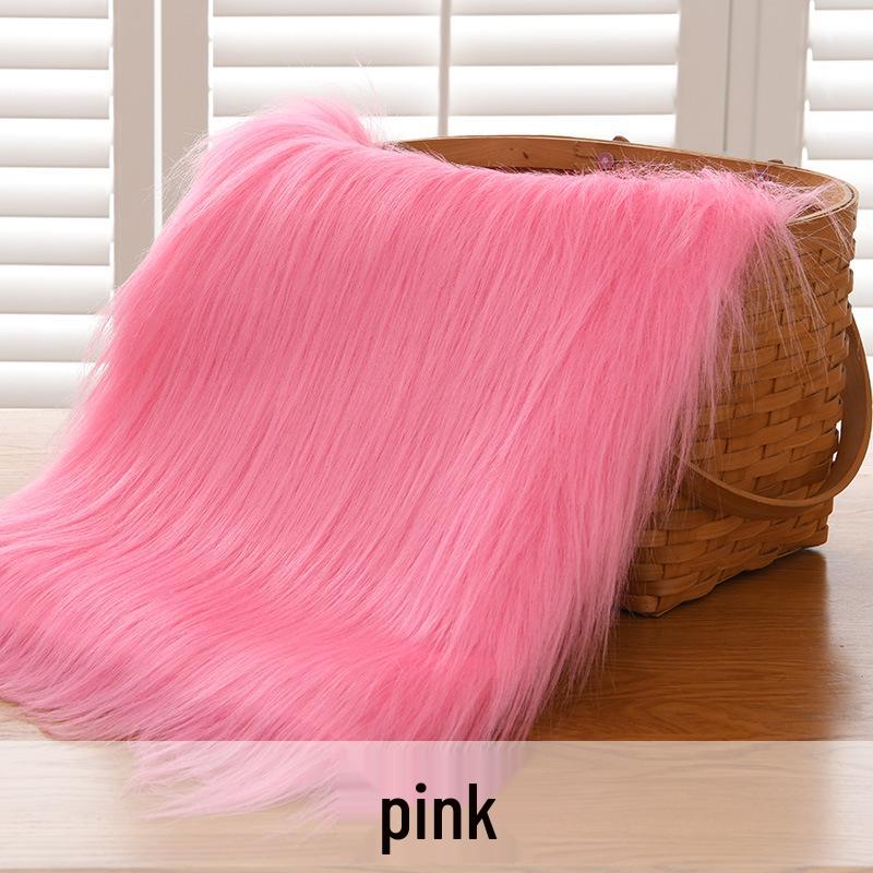 

Ткань из искусственного меха с длинным ворсом 12 см для косплея и игрушек-фурсьютов 50x50cm