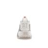 Nike  Shox R4 White Metallic Women Sneakers Metallic-Silver Max-Orange AR3565-101