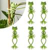 Cute Frog Shaped Plant Support Stand, Flexible Silicone Vine Fixing Clip Multifunctional Plant Tie Holder for Indoor Outdoor Potted Climbing Plants