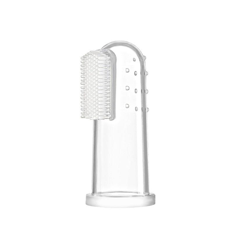 Silicone Baby Toothbrush with Soft Bristles for Oral Care and Gum Protection
