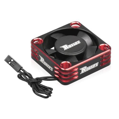 RUIZHI Motor Cooling Fan, RC Model Heatsink, 28000RPM Cooling Fan for 1/8, 1/10, 1/12 Scale RC Cars, 8V 540, 550 Brushless Motors - Red