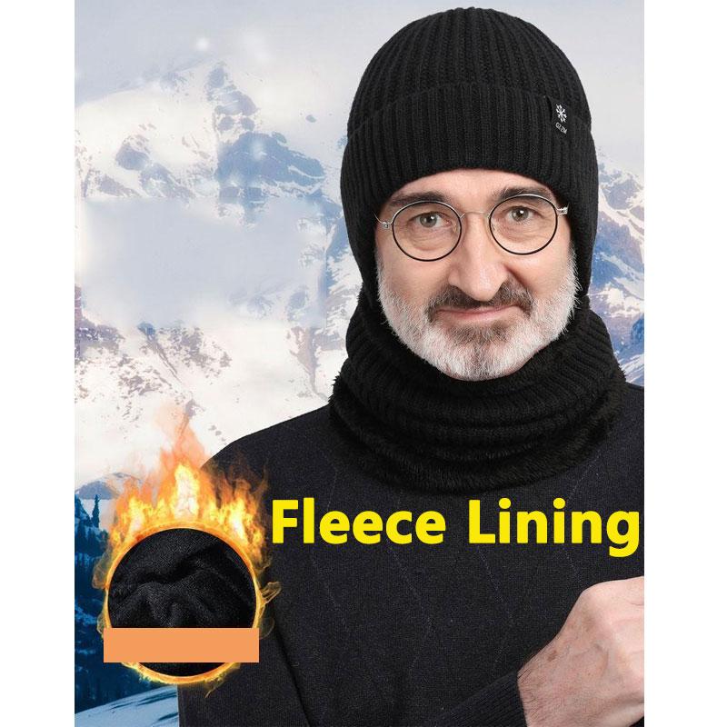 Fleece Lining Winter Caps for Men Women Winter Hats