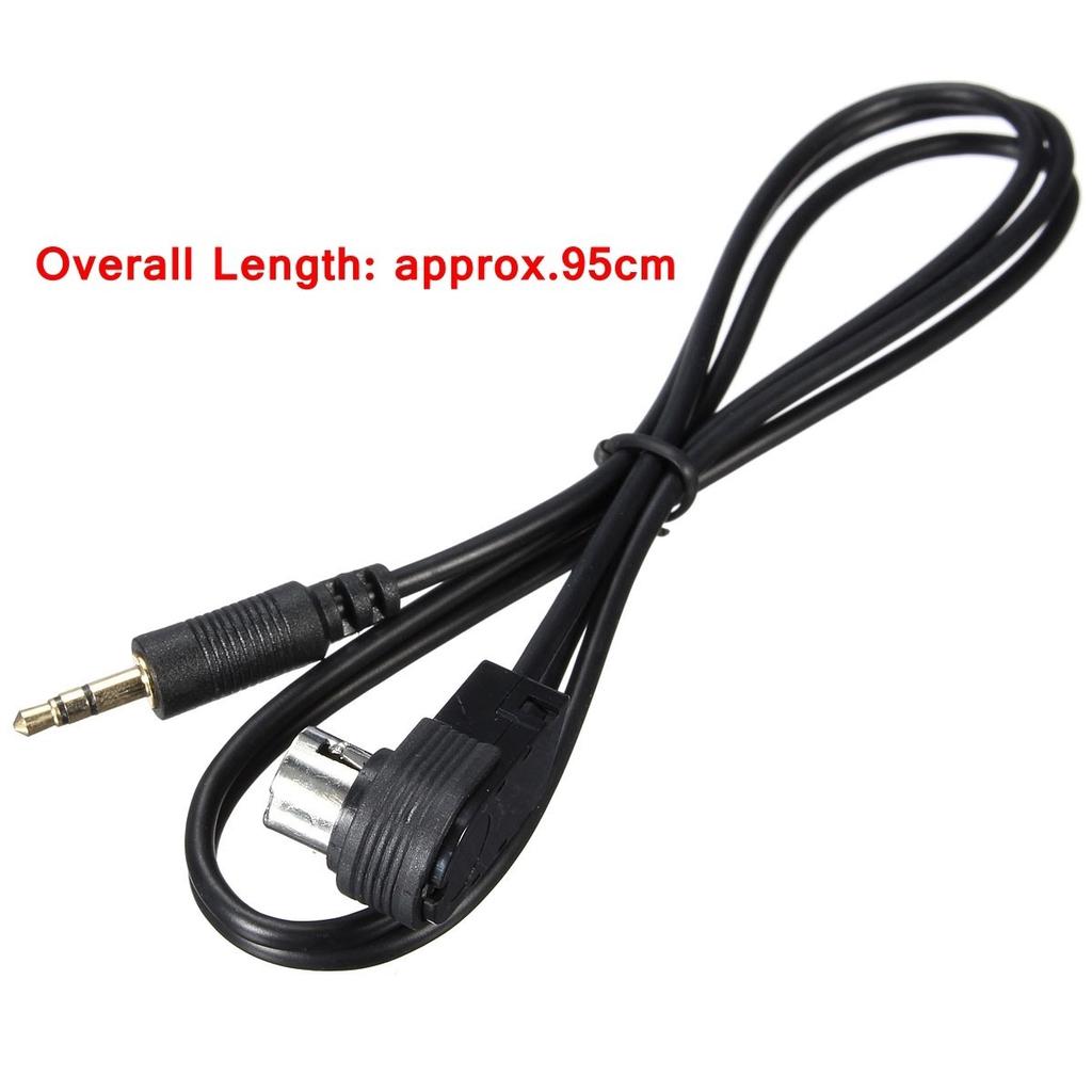 C/âble audio de voiture Adaptateur audio de voiture populaire Mini adaptateur ISO /à 6 broches Aux sortie de ligne 4 prise Kabel 4 RCA