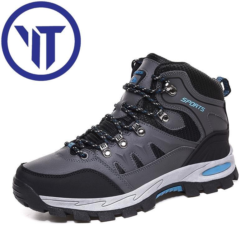 

Мужские высокие походные ботинки, нескользящие водонепроницаемые уличные ботинки, женские зимние кроссовки
