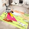 1pc Heidi1 Print Area Rug - Soft, Washable Non-Slip Indoor Mat, Living Room, Home Office Decorative Rug,Office Decorative