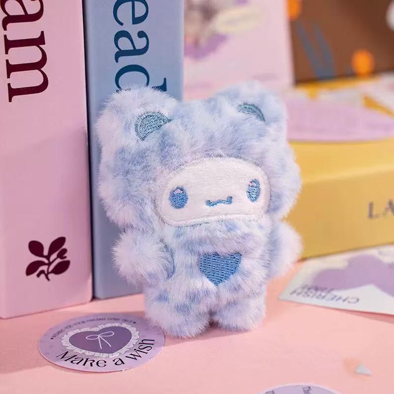 1/4 шт. Sanrio Kawaii Плюшевая брелок-подвеска Hello Kitty Брелок-котенок Студенческие декоративные аксессуары