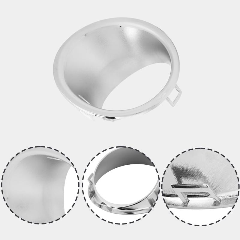 Chrome Front Fog Light Lamp Trim Ring Cover for Mini Cooper R55 R56 R57 pre-LCI 2007 2008 2009 2010 2011 51112753661