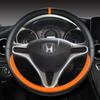 PU Leather Car Steering Wheel Cover For Honda Fit Jazz City 2009-2013 Insight 2010 -2014 Civic 2004-2014 Auto Accessories FVR0