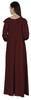 Bimba Abaya Islamic Prayer Dress With Hijab For Women's  Front Button Placket  Muslim
