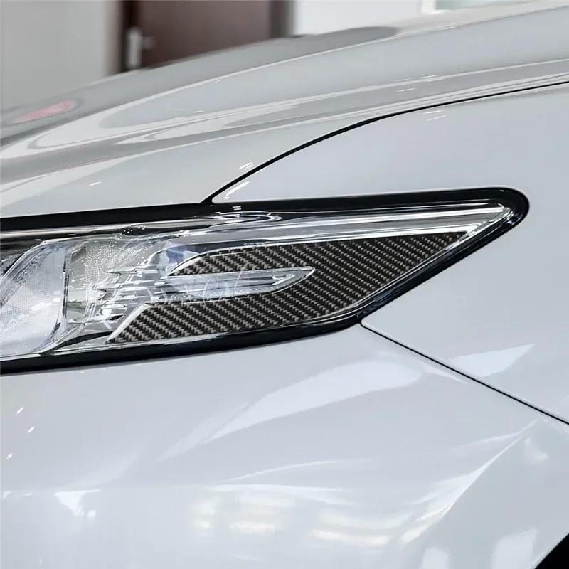 Fit for Toyota Camry 2018-2024 Car Styling Accessories Carbon Fiber Headlight Protection Stickers Car Decoration Lamp Hoods