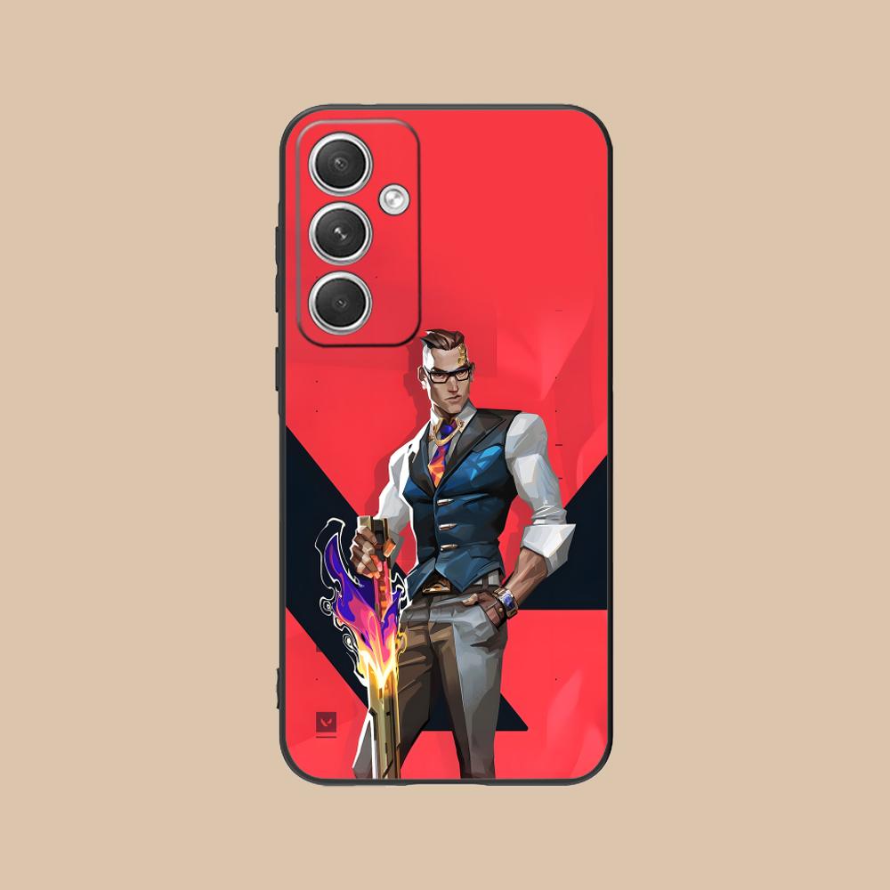 

Valo Chamber Phone Case for Samsung Galaxy S26 S25 S24 S23 S22 S21 S20 Note20 Plus FE Ultra Soft TPU Shockproof Cover Galaxy Note20
