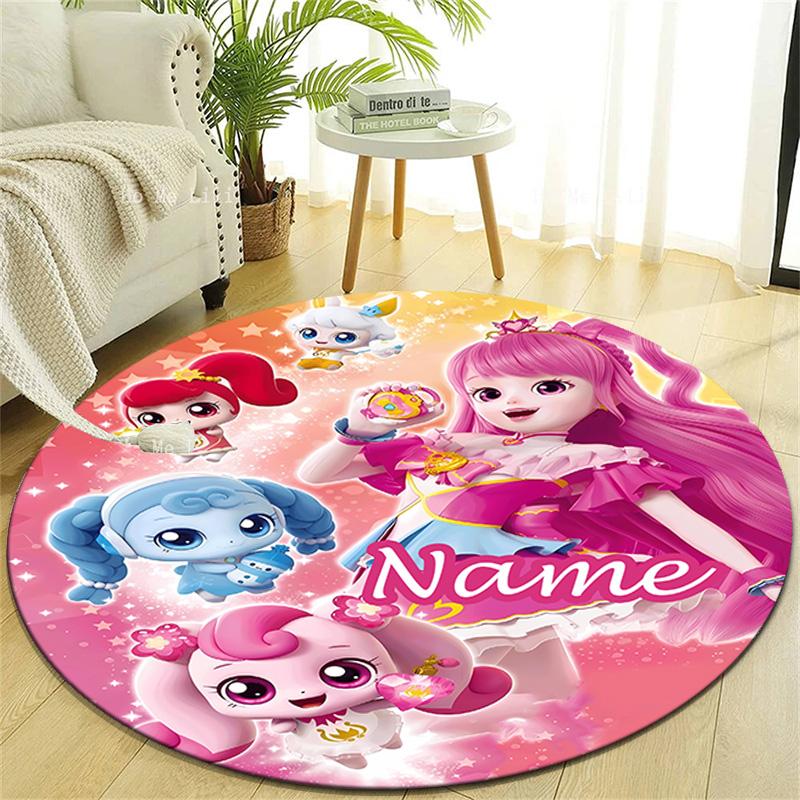 Personalized Magic Sweethear Round Chair Office Rug - Perfect for Mat, Office Chair & More - Ideal Gift for Birthdays and Holidays