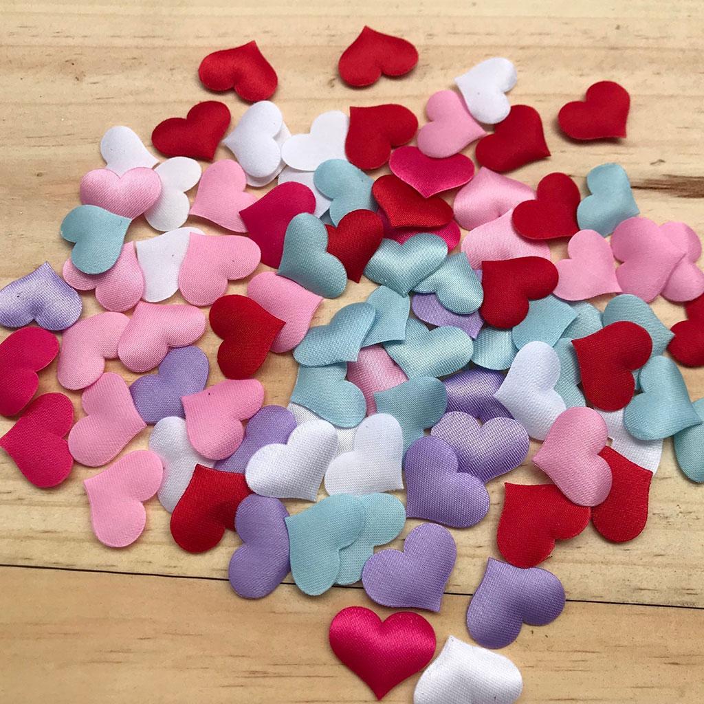 Heart Petals Wedding Confetti Table Bed Heart Petals Wedding Valentine Decor