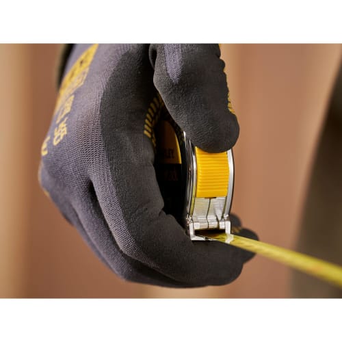 Stanley 1-33-239" Power Lock Tape Measure with End Hooks, No Holes, Silver, 3m/12.7mm