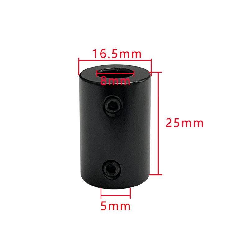 Aluminum Alloy 3D Printer Flexible 5*8mm Encoder Lead Screw Coupling 5*8 Black