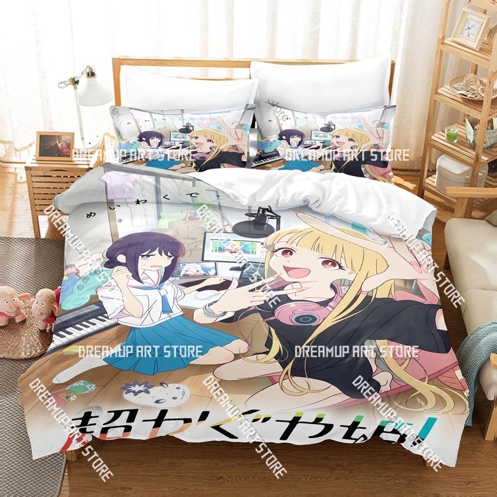 Fashion Cosmic Princess Kaguya Bedding Set Single Twin Full Queen King Size Bed Set Kids Bedroom Duvetcover Sets Bed Sheet Set