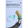 3 In 2 Fast Charging Cord for Iphone Huawei Micro Usb Type C Charger Cable 1.2M Multi Usb Port Multiple Usb Charging Cord