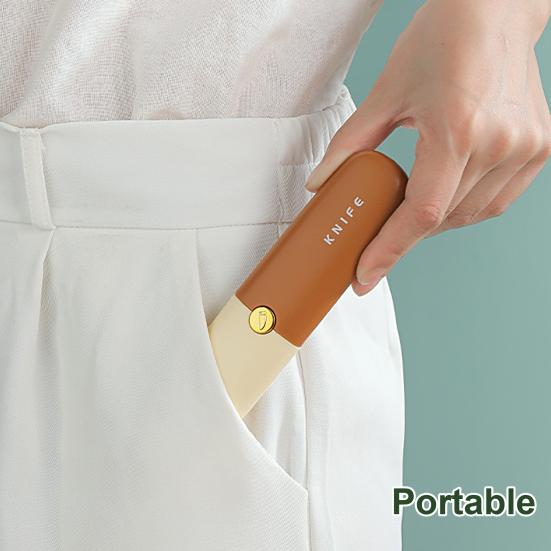 

Кухонный нож для нарезки фруктов с острым лезвием для кожи и овощей с двумя головками, практичный легкий для ужина