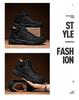 Men's High-Top Lace-Up Martin Boots - Autumn Winter Style, Plus Size Casual Ankle Boots.