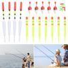 15Pcs Vertical Buoy Sea Fishing Floats Assorted Size Rubbers Fishing Lures for Most Type of Angling with Attachment