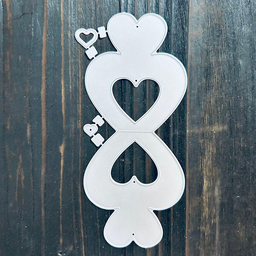 Love Sweet Candy Box Metal Die Cut, DIY Scrapbooking Embossing Stencil, Handmade Greeting Card Making Metal Cutting Dies, Gift Card Making Tools