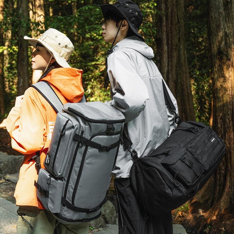 Travel Large Capacity Mountaineering Trend Shoulder Multifunctional Warehouse Business Travel Fitness Waiting for Birth Storage Oblique Span Large Bag