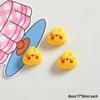 Big Eyes Cheese Resin Toy - Handmade DIY Accessories: Fridge Magnet, Shoe Buckle, Hair Accessory