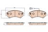 Trw Gdb2069 Trw Brake Pads Front 2-Sensors