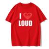 Summer Men Chief Keef I Love Loud Same Style T-Shirt 100 Cotton Tops Tees Male Fashion Short Sleeve Clothing Harajuku Streetwear