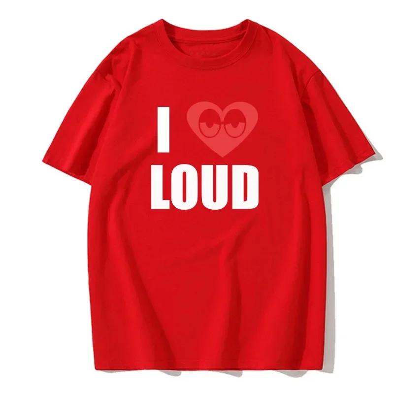 Summer Men Chief Keef I Love Loud Same Style T-Shirt 100 Cotton Tops Tees Male Fashion Short Sleeve Clothing Harajuku Streetwear
