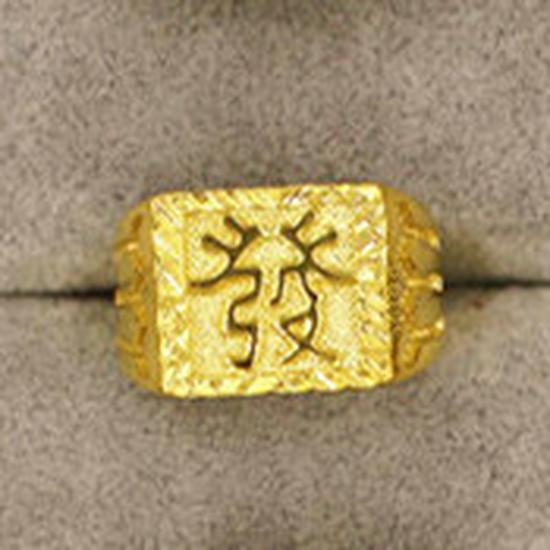 Bague Mantra des Six Caractères Ajustable en Laiton Doré pour Homme: Bijoux inspirés de pièces de monnaie européennes